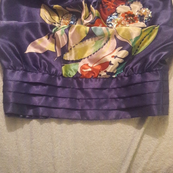 ARDEN B beaded one shoulder top - XS - Picture 3 of 5